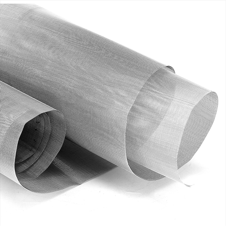 Manufacturer Customized Black Coated Anti Theft 150 Micron SS304 316 Stainless Steel Woven Wire Mesh Window Door Screen