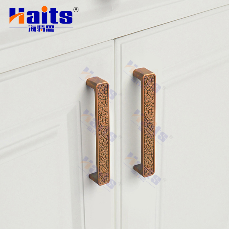 Furniture Hardware Zinc Alloy Cabinet Handle Black Brass Finish