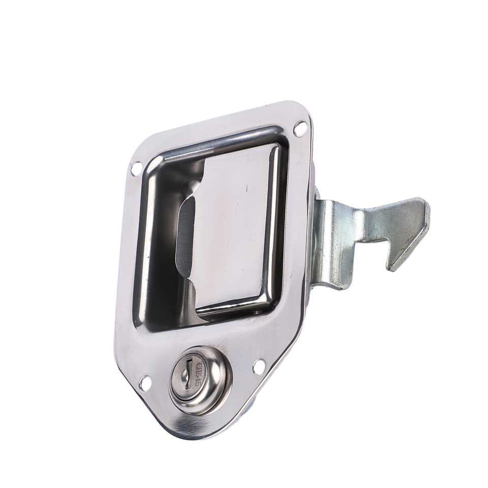 Ms110-1b Coated Steel RV Paddle Handle Entry Door Lock Recessed Truck Latch