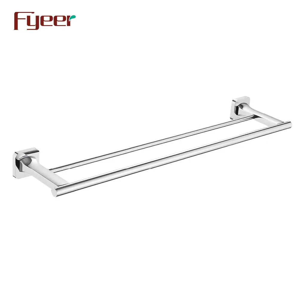Fyeer Zinc Alloy Chrome Plated Bathroom Accessory Set