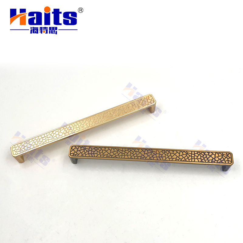 Furniture Hardware Zinc Alloy Cabinet Handle Black Brass Finish