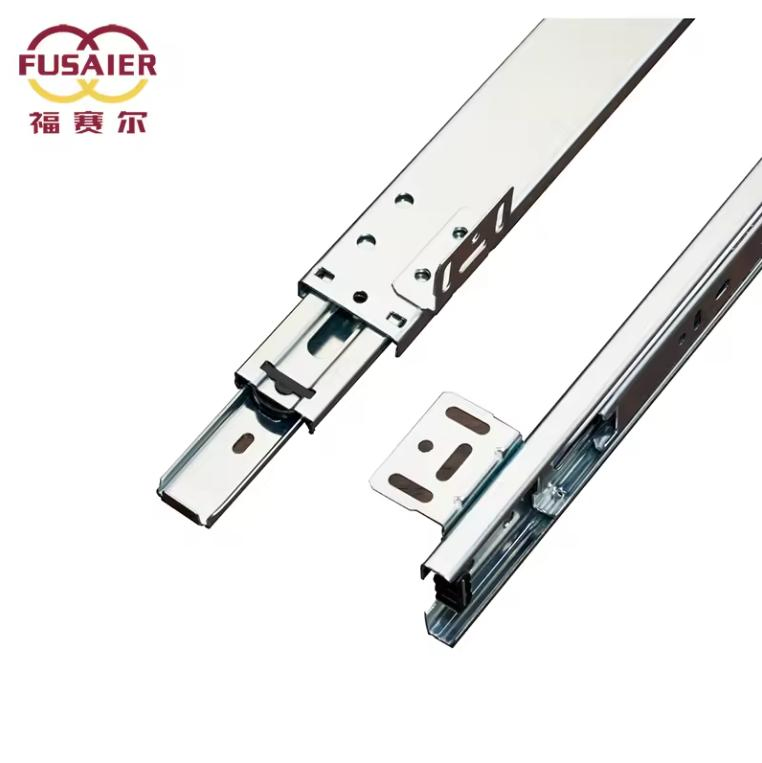 45mm Durable Furniture Hardware with Bayonet Mounting Tabs Drawer Slides