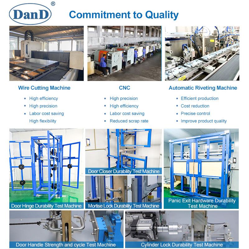 Stainless Steel UL CE Safe Fire Furniture Accessory Commercial Architectural China Factory Hinge Lock Handle Wood Folding Sliding Door Hardware Manufacture