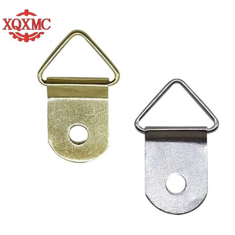 Heavy-Duty Galvanized Triangular Rings for Cross-Stitch Photo Frame Fixing Hardware Accessories