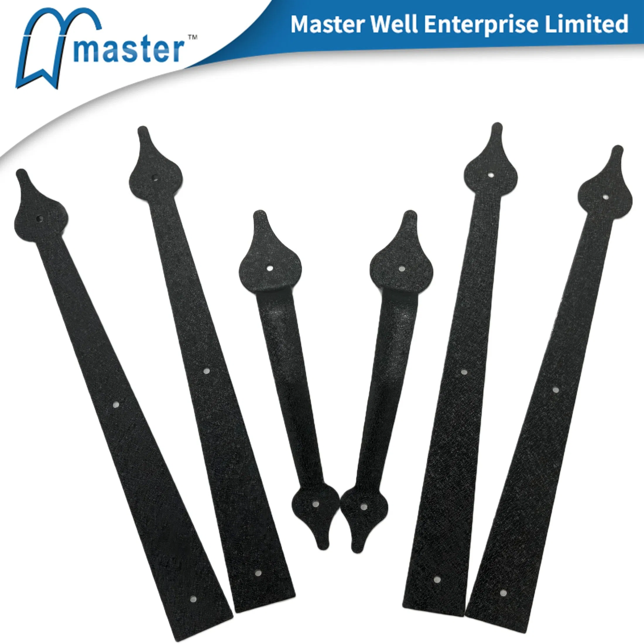 Barn and Closet Garage Door Decorative Hardware Set with Smooth Touch