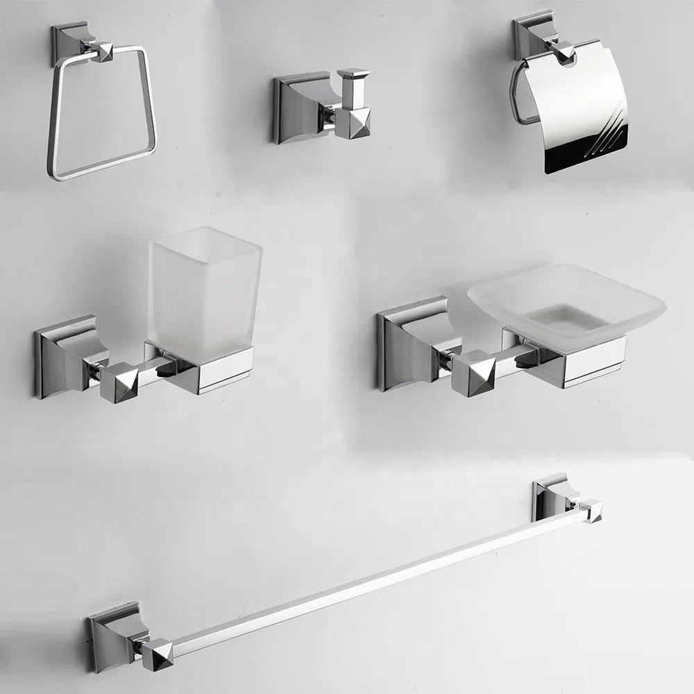Bathroom Sanitary Hardware Wall Mounted Brushed Nickel Bathroom Hardware Accessories