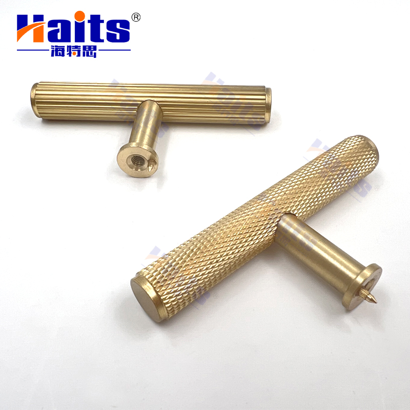 Furniture Hardware Modern Copper Cupboard Handles Cabinet Brass Handle