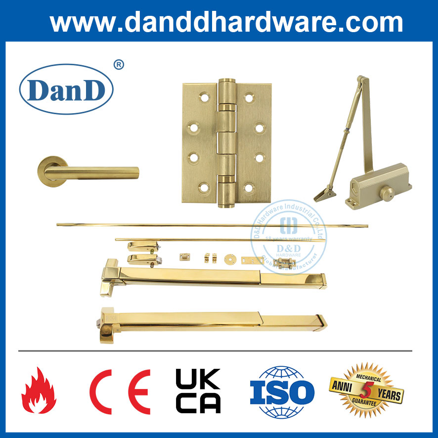 Residential Building Decorative Hardware Solid Brass 3 Knuckle Door Hinge for Europe