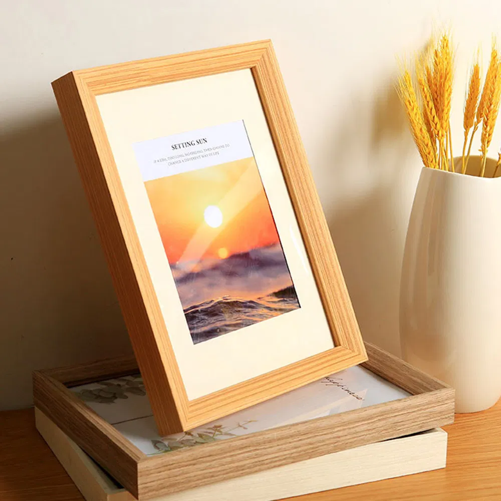 Custom High Quality Solid Wood Photo Frame Hanging Decoration Creative High-End Display Frame
