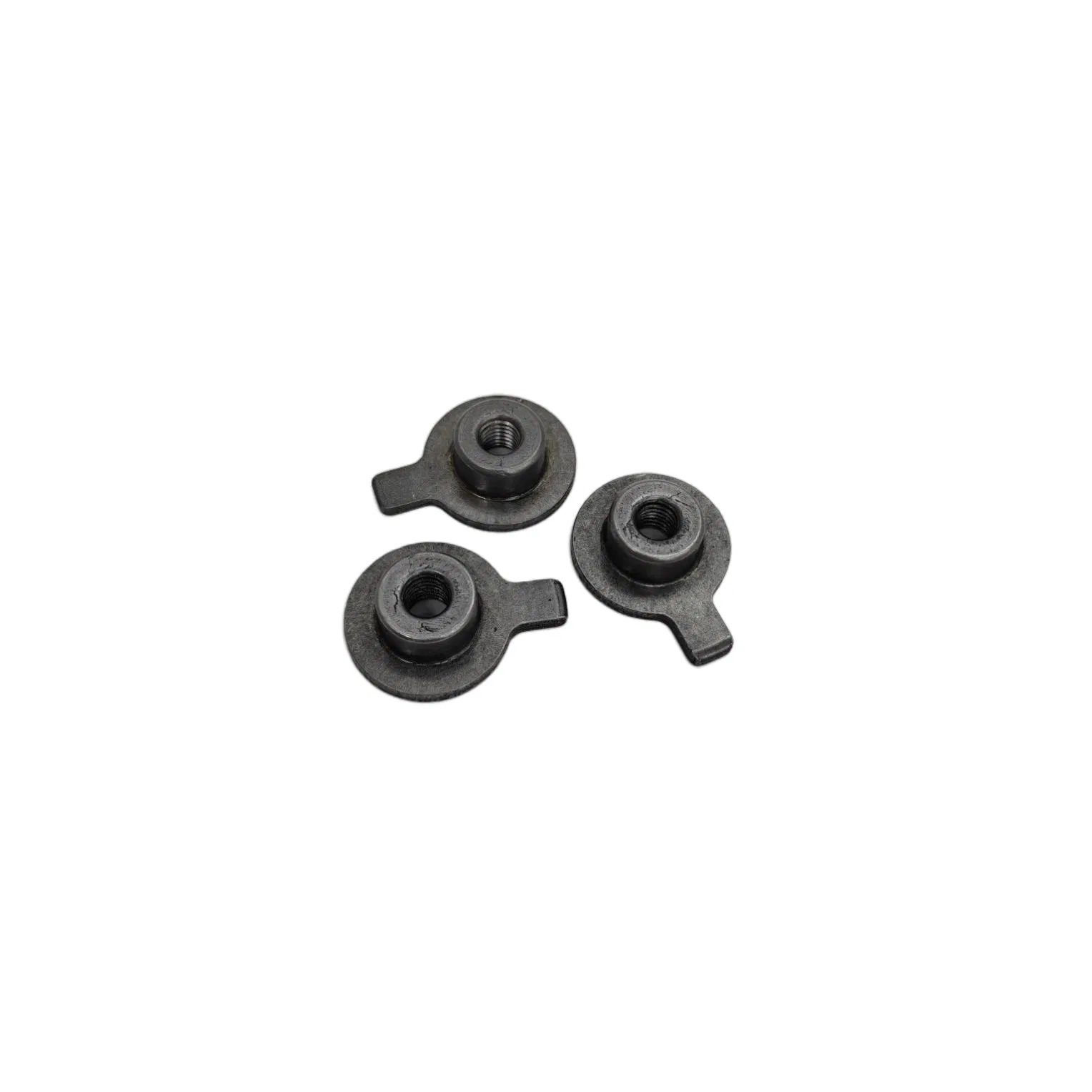 High-Strength Fastening Carbon Steel Flange Nut with Tab for Electronic Housings and Mounting Brackets