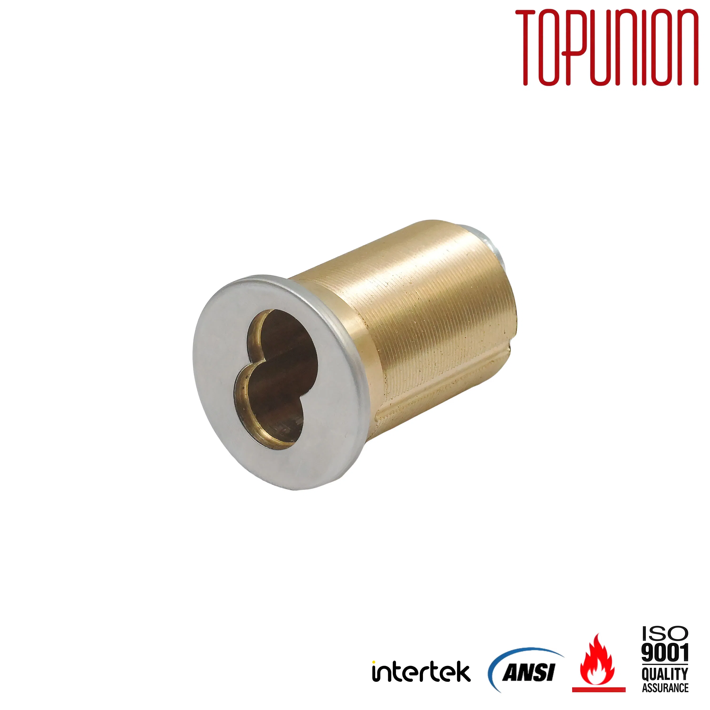 Solid Brass Lockset Security Schlage C Keyway Hadware Mortise Door Lock Cylinder