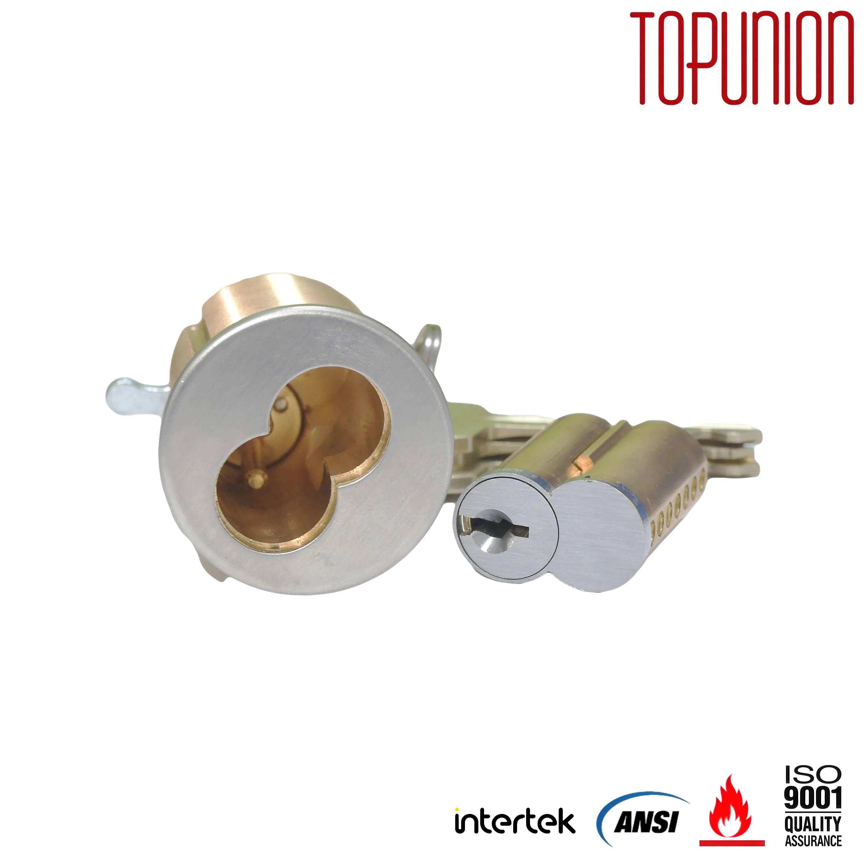 Solid Brass Lockset Security Schlage C Keyway Hadware Mortise Door Lock Cylinder