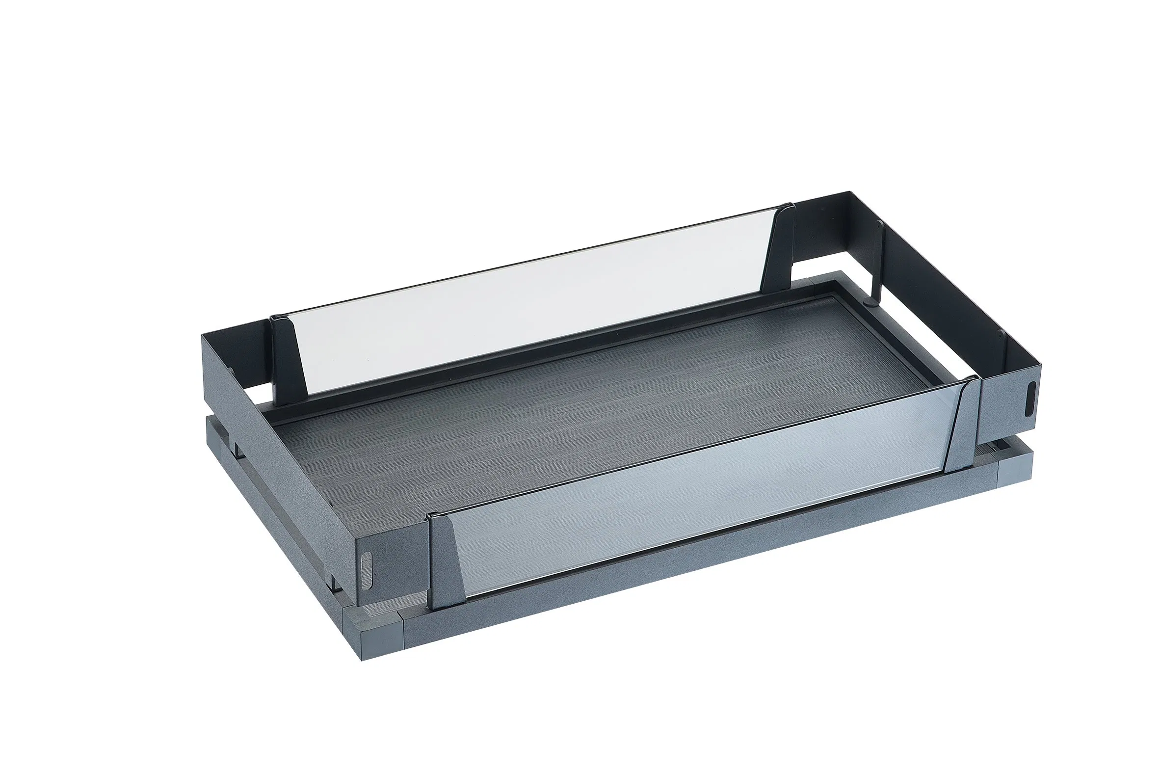 Iron Plate Glass Wooden Basket Wellmax Kitchen Magic Corner Cabinet Blind Soft Close Kitchen Kitchen Basket Racks Kitchen Multi Purpose Spice Drawer Basket