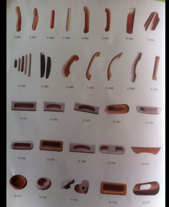Factory-Wooden Pull Handle and Cabinet Knob for Furniture