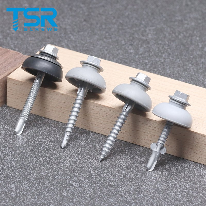 Sheet Mounting Roof Fastening Ruspert Dacromet Polycarbonate PVC Roofing Screws