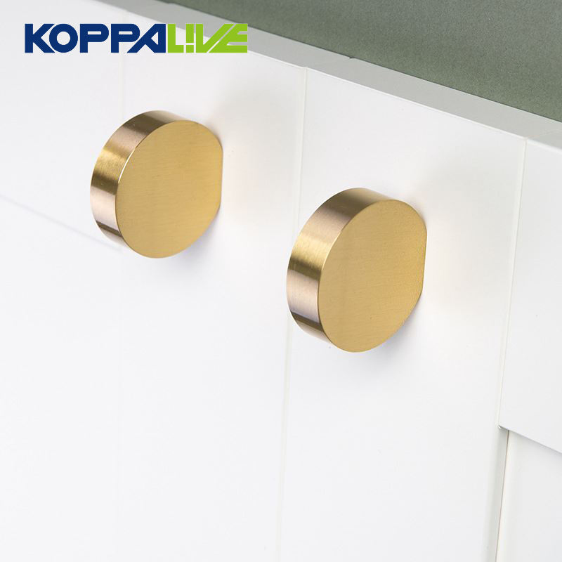 Solid Brass Material Round Drawer Handle / Kitchen Cabinet Knob Furniture Hardware Fancy Round Cabinet Handles Drawer Pulls