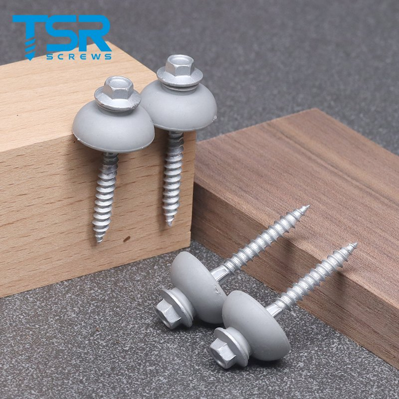 Sheet Mounting Roof Fastening Ruspert Dacromet Polycarbonate PVC Roofing Screws