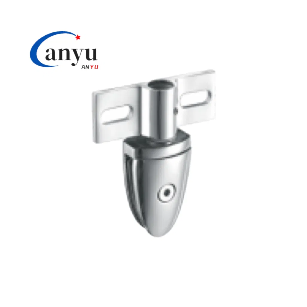 Shower Door Active Pivot Glass Clamps Rotary Shaft Movable Clip Glass Hardware