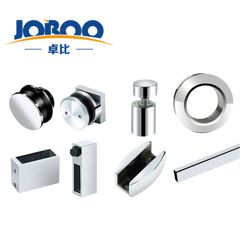 Frameless Tempered Glass Shower Enclosure Hardware Set