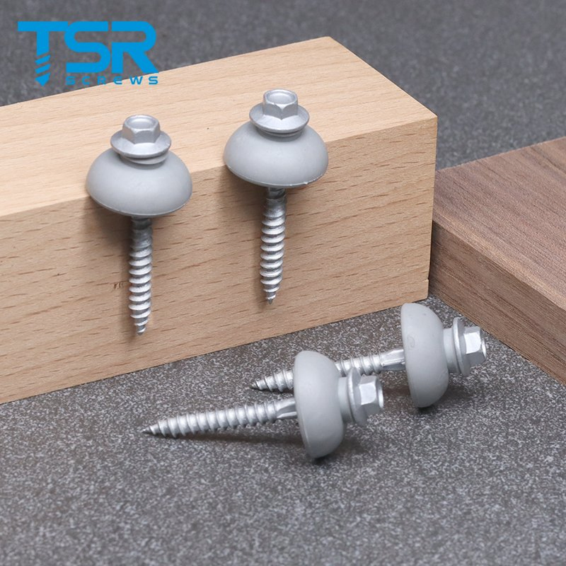 Sheet Mounting Roof Fastening Ruspert Dacromet Polycarbonate PVC Roofing Screws