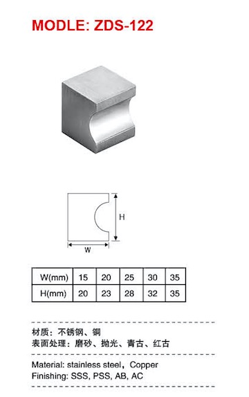 Hot Sell Mushroom Stainless Steel Handles Cabinet Drawer Knobs Kitchen Accessories Hardware