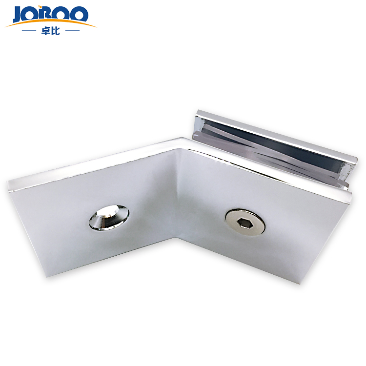 Chinese Manufacturer High Quality 135 Degree Hanging Shower Room Glass Door Clamp Hardware for Bathroom