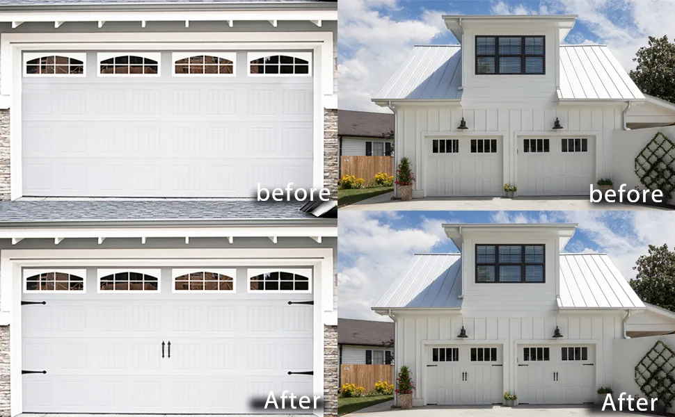 Garage Door Decorative Hardware Set