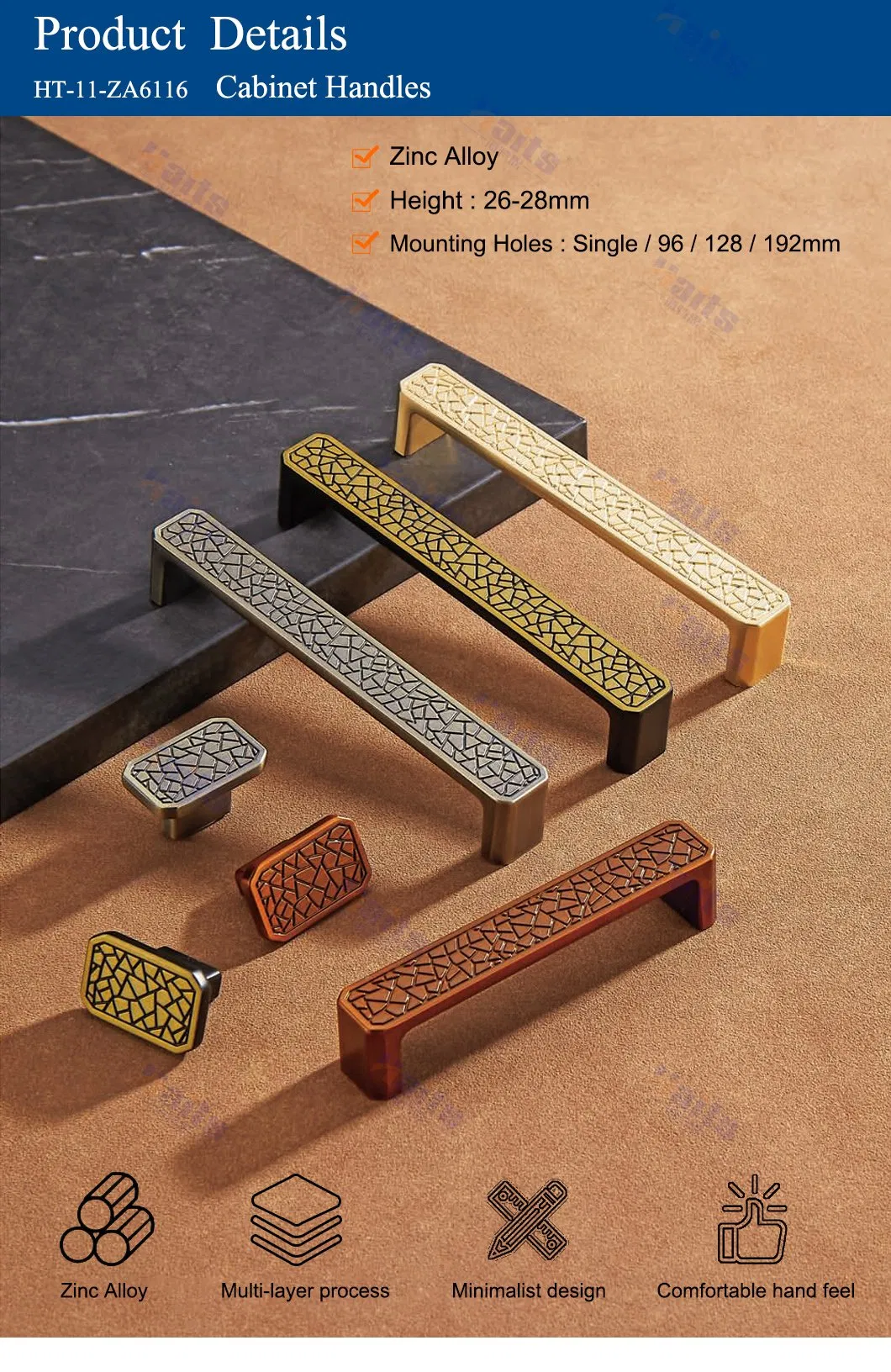 Zinc Alloy Cabinet Handle