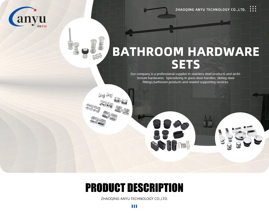 Shower Enclosure Hardware Support Bar Kit