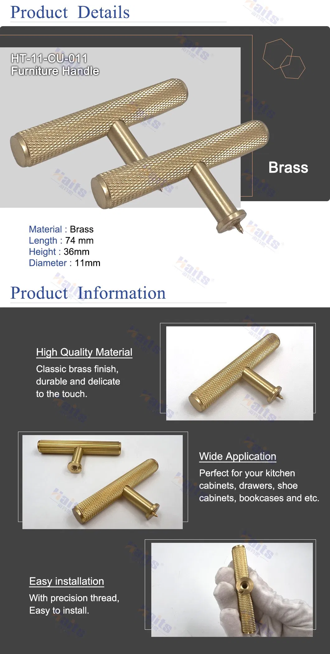 Brass Handle Detail