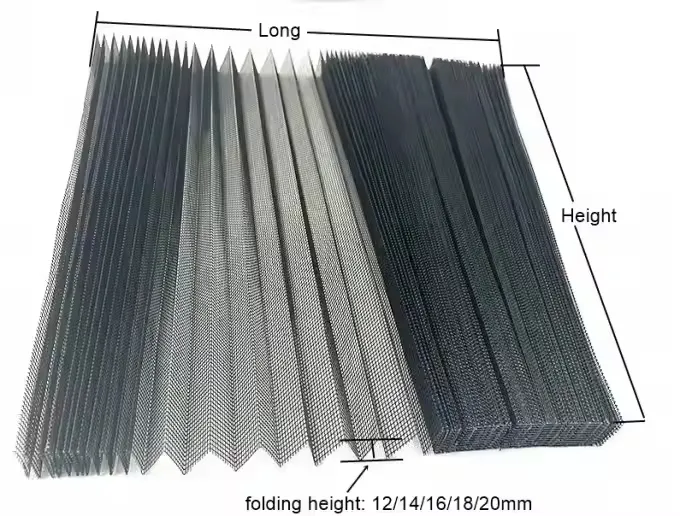 Pleated Screen Profile