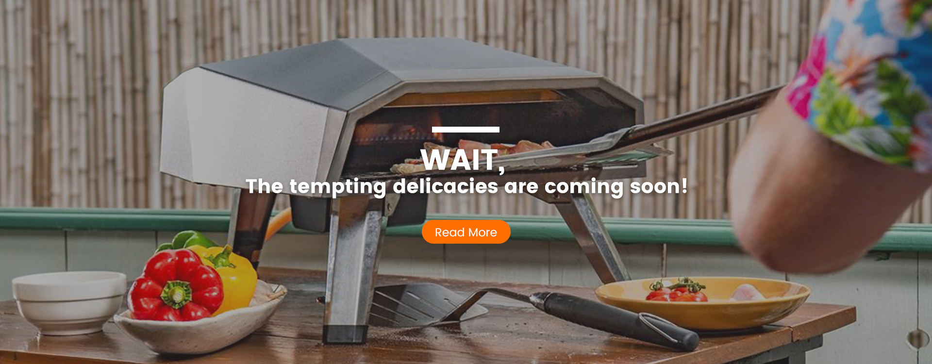 Bazon pizza oven P200 model reaching 500°C in 15 minutes