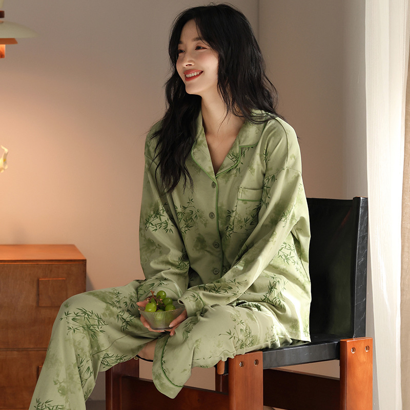 Pijama Premium de Noite de Primavera Confortável para Dormir e Relaxar