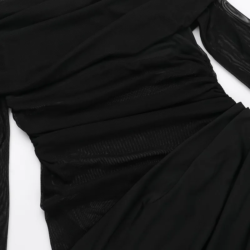 Novo Design Vestido Sexy Oco Sem Alças Vestido de Festa à Noite