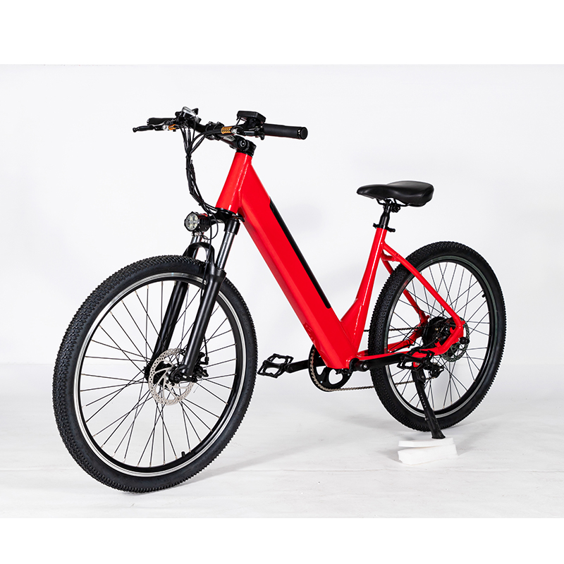 Bicicleta Elétrica Masculina e Feminina, Bicicleta de Moda Urbana em Liga de Alumínio 6-Speed