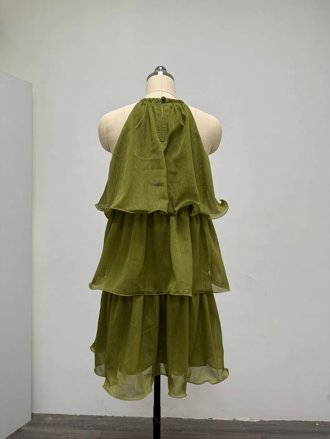 Vestido Longo Elegante Sem Mangas com Decote Halter Estilo Verão Vestido de Festa Elegante Vestido de Noite Elegante Vestido Formal Feminino Roupas Femininas Atacado