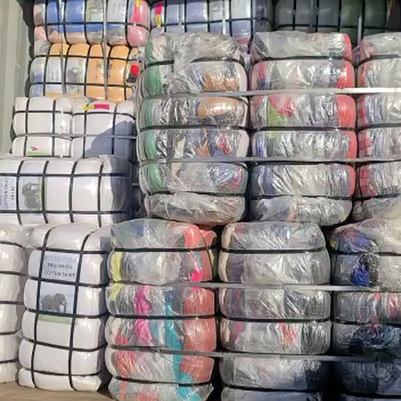 Bale de camisetas de segunda mão para mulheres, roupas de Florida, fardos de roupas vintage usadas