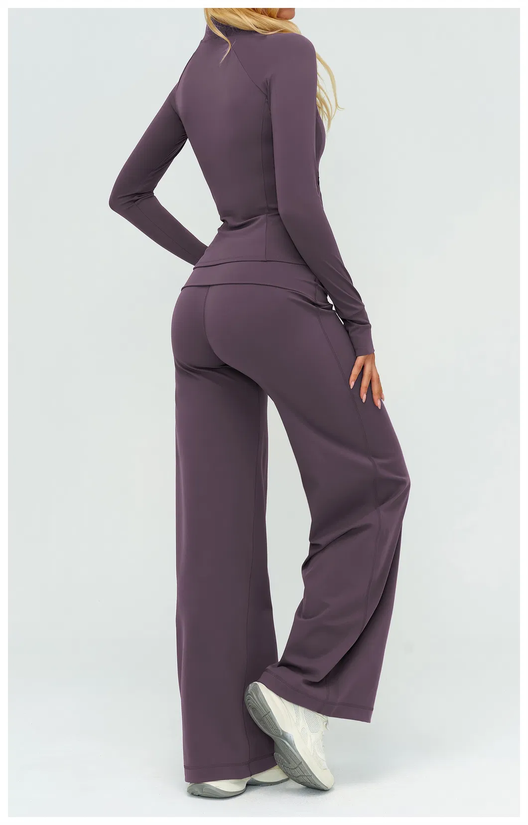 Roupas de Fitness para Mulheres Conjunto de Yoga ao Ar Livre Roupas Esportivas Acessíveis
