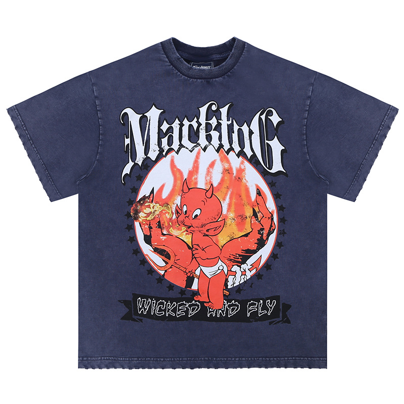 Roupas de Alta Qualidade em Tamanho Grande 95% Algodão 5% Spandex Logotipo Personalizado para Impressão Masculina Moda de Rua com Ombros Caídos para Mulheres