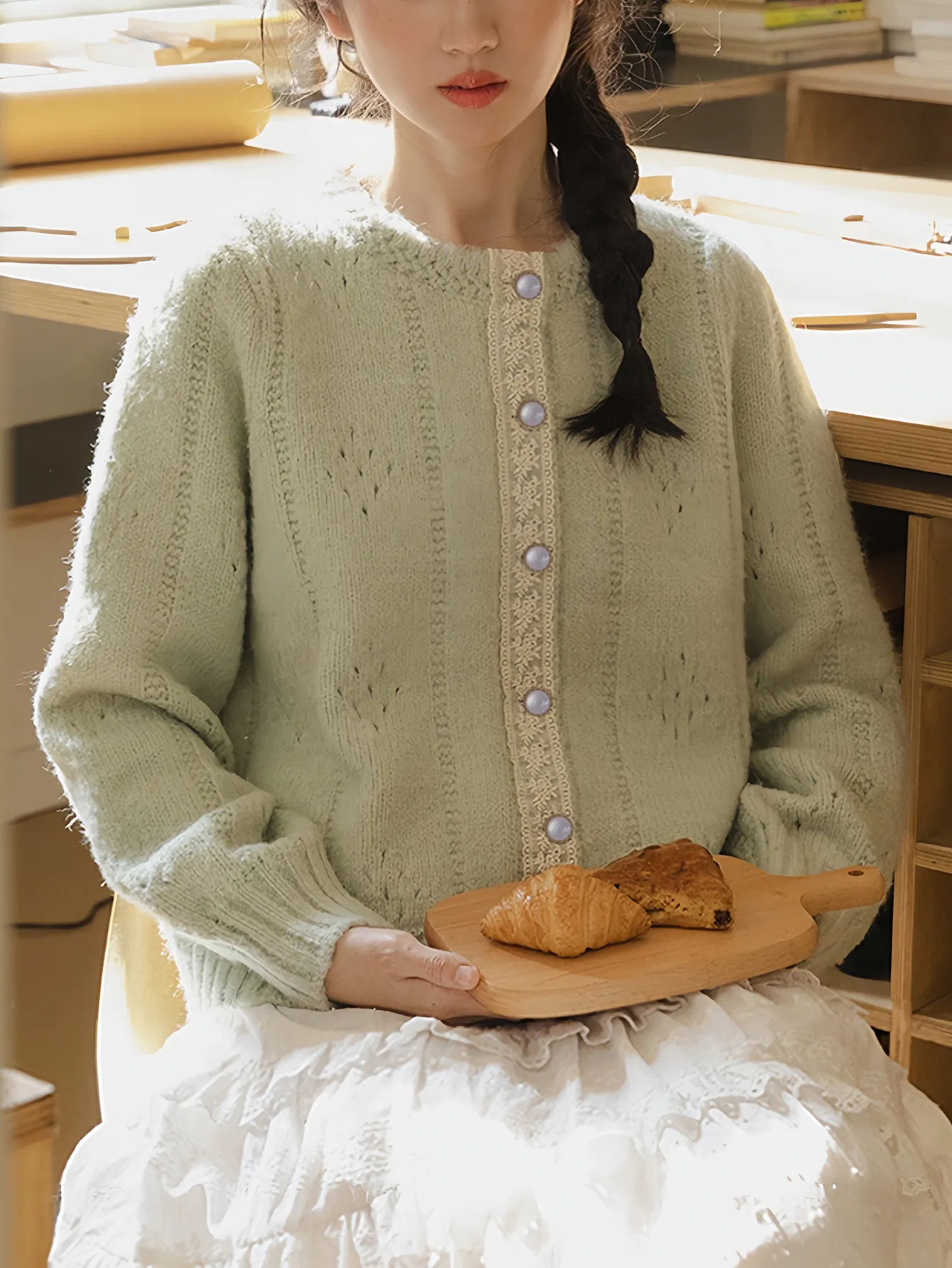 Cardigã de Lã Confortável e Estiloso para Moda Sem Esforço e Aquecimento Sazonal