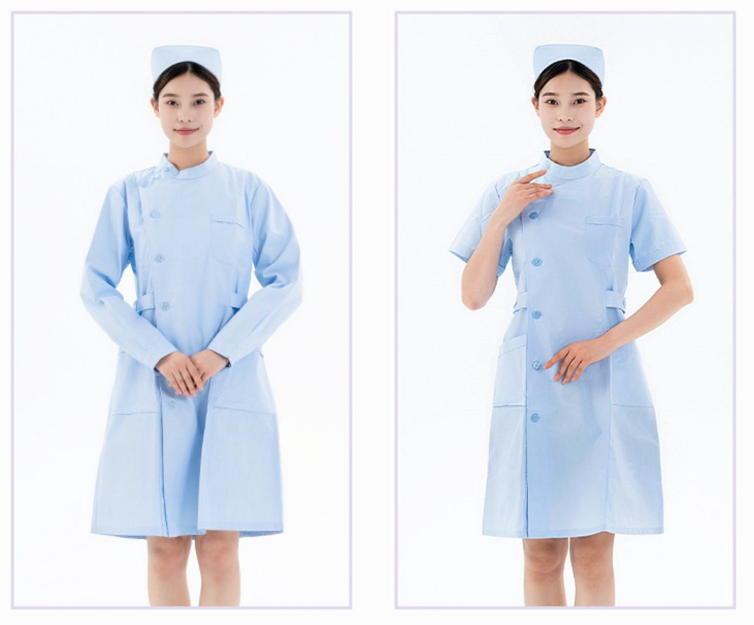 Roupas de Trabalho para Mulheres Enfermeiras e Médicas, Grossas e Minimalistas para o Inverno