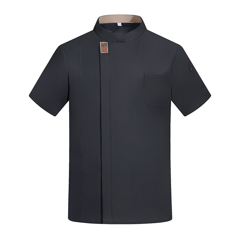 Melhor Qualidade Conjunto de Trabalho para Homens e Mulheres com Manga de Cinco Pontos, Saia, Calças, Uniforme de Garçom para Restaurante, Roupa de Chef para Cozinha