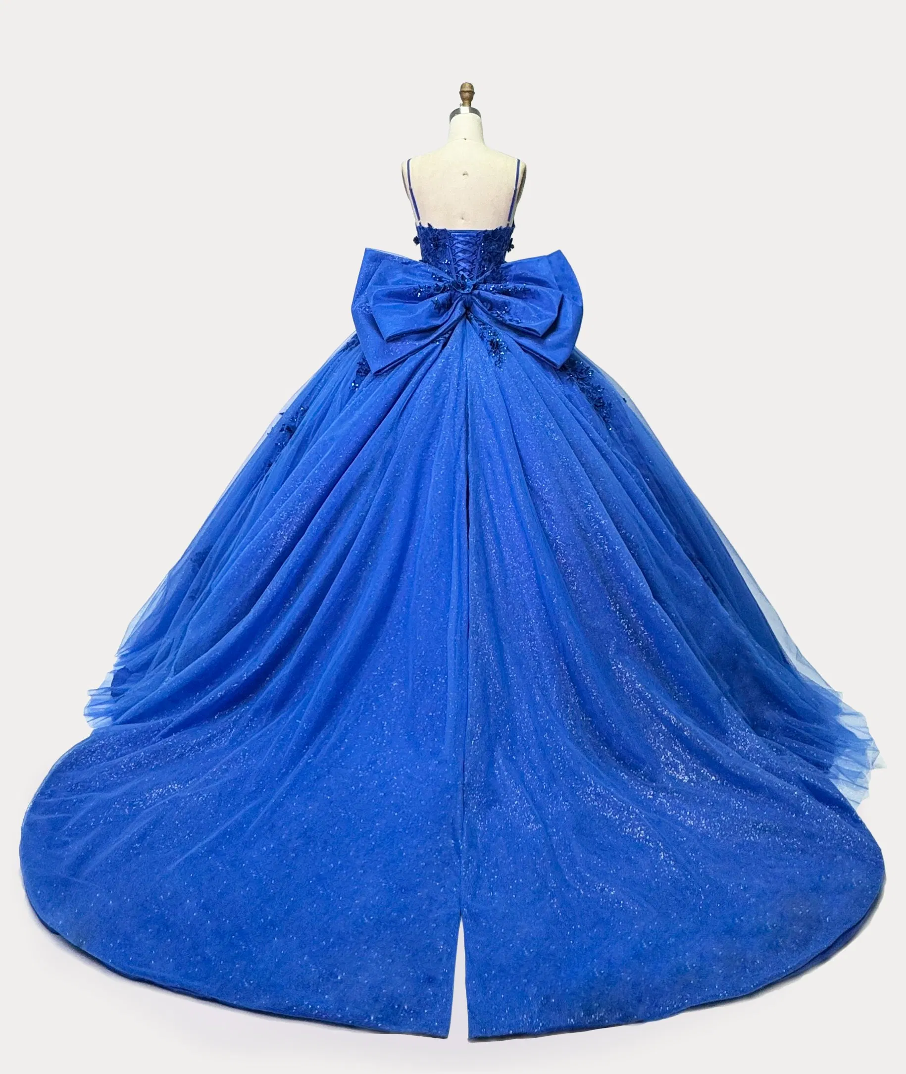 Vestido de Festa de Quinceanera Azul Princesa Off Shoulder com Decote Coração em Renda para Mulheres, Vestido de Princesa, Vestido de Menina, Vestido de Noite, Vestido de Formatura