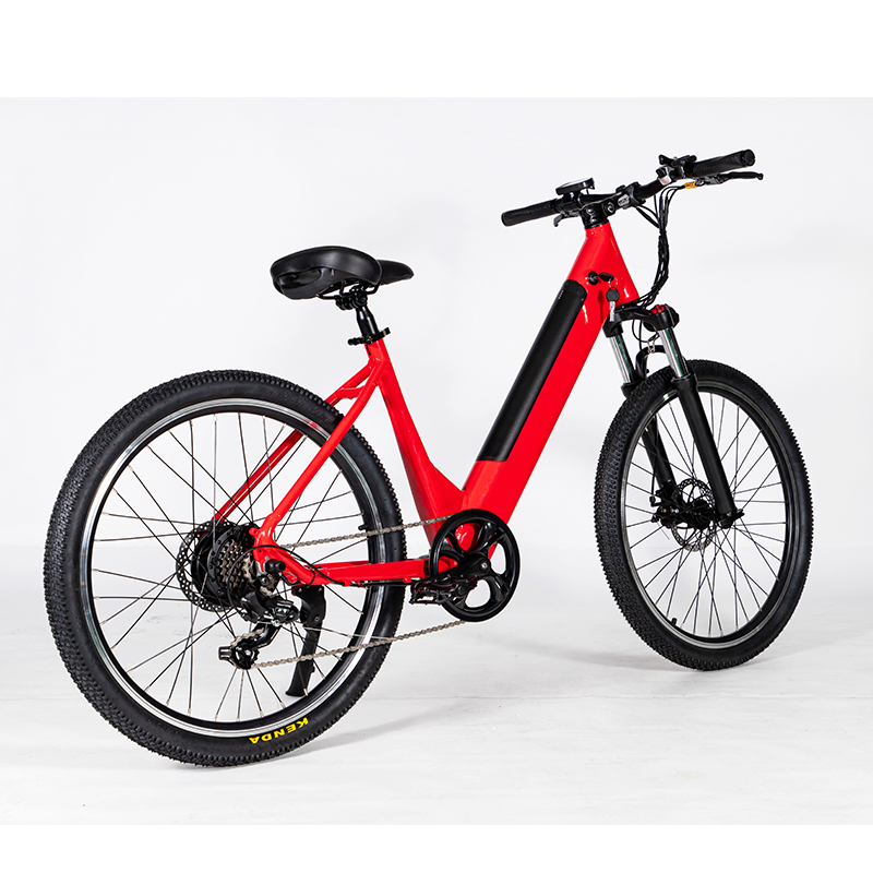 Bicicleta Elétrica Masculina e Feminina, Bicicleta de Moda Urbana em Liga de Alumínio 6-Speed