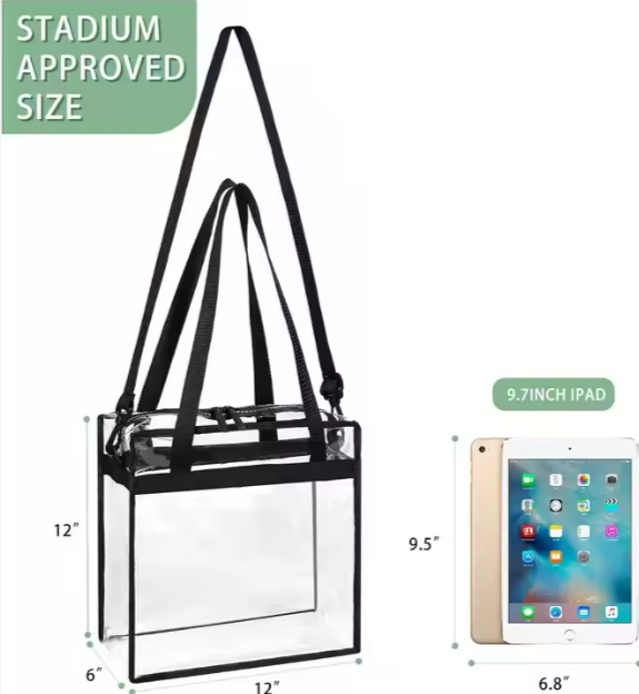 Bolsa Tote Grande de PVC Sustentável para Mulheres Fashionistas