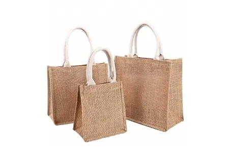 Bolsa Tote de Juta Sustentável para Mulheres Elegantes