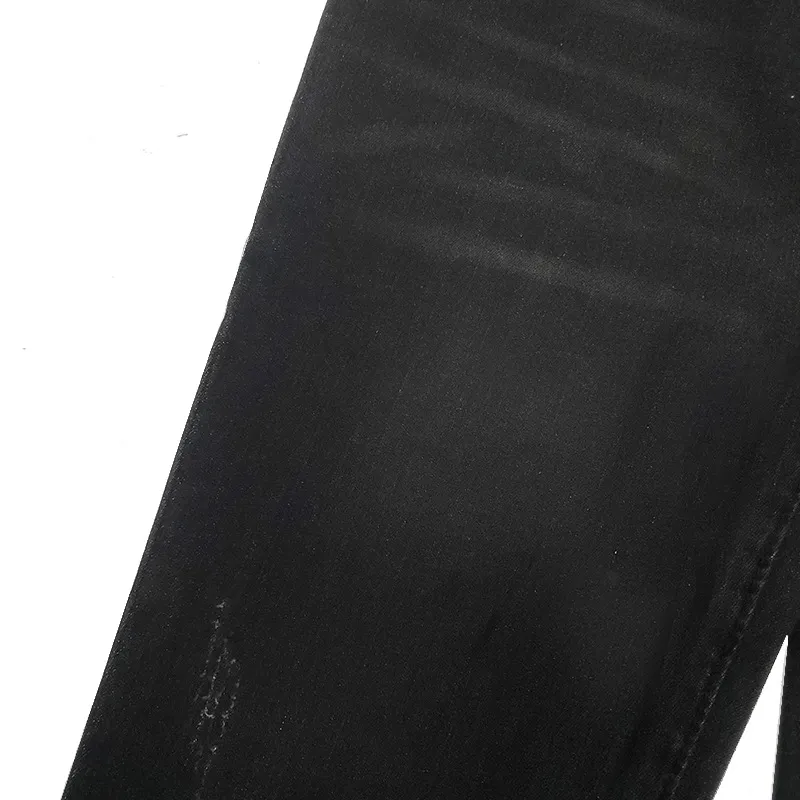 Calças de cintura alta de denim para mulheres grávidas europeias e americanas, calças skinny da moda com pernas pequenas e elásticas, mamãe estilosa