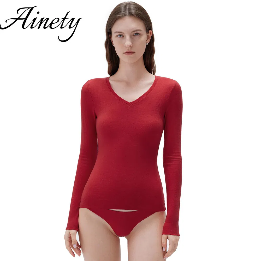 Estilo Clássico Versátil Suéter de V-Neck para Mulheres para Viagem Curta