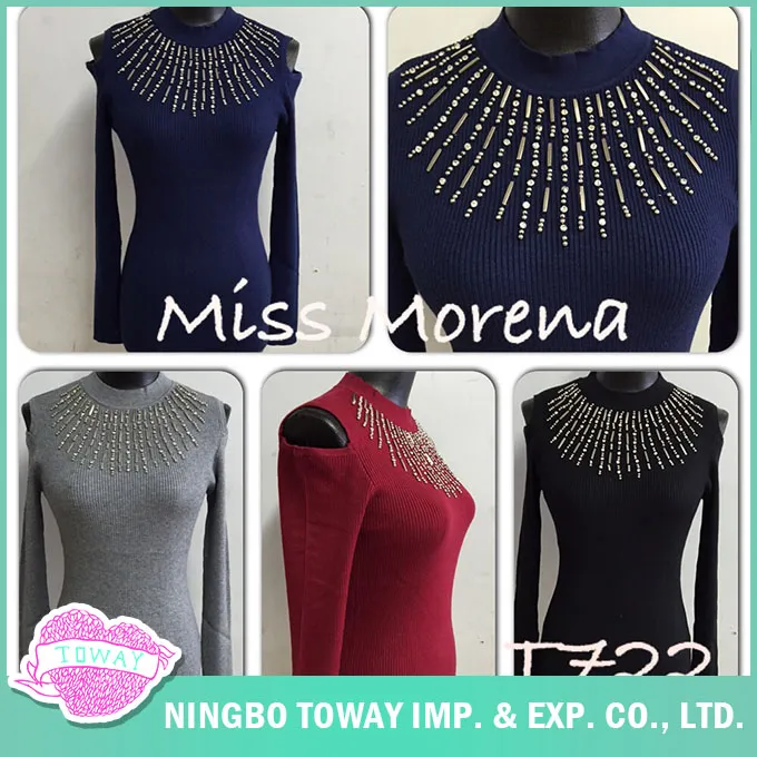 Designer de Moda Suéter de Tricô Oversized de V-Neck de Inverno Venda de Tricô para Mulheres