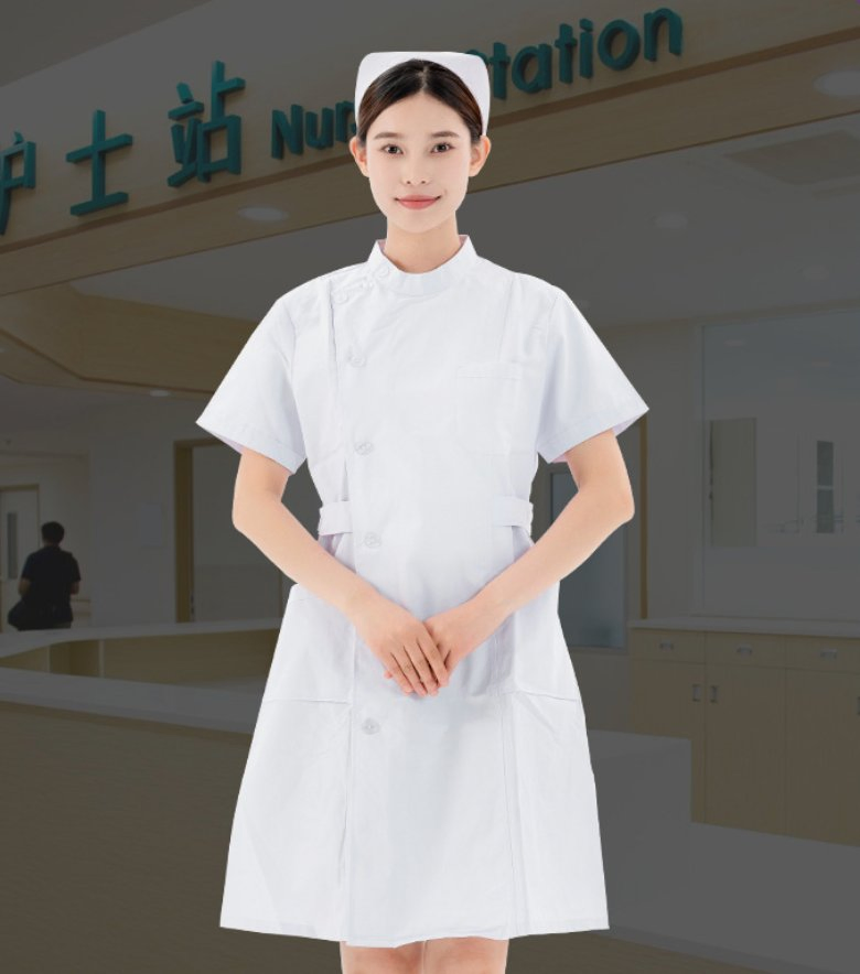Roupas de Trabalho para Mulheres Enfermeiras e Médicas, Grossas e Minimalistas para o Inverno